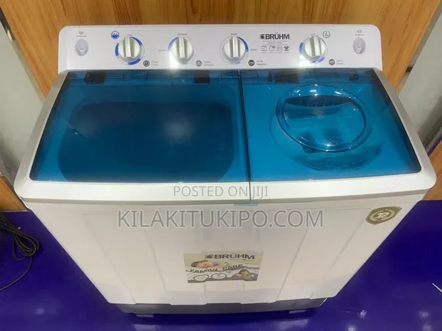 Bruhm Twin Tub Semi-Automatic Washing Machine BWT-070H (7kg) - 1