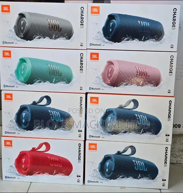 JBL Charge 5 Portable Bluetooth Speaker - 1