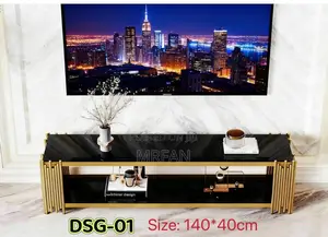 Case TV Stand with Drawers & Mirror