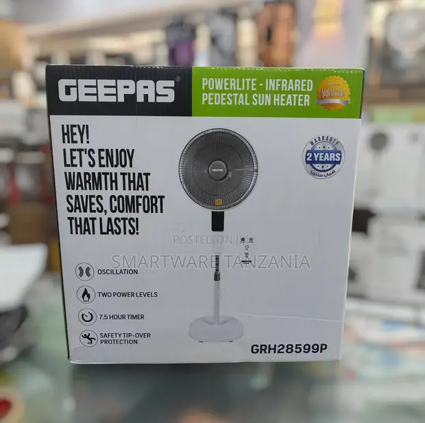 Geepas GRH28599P Infrared Pedestal Heater - 1
