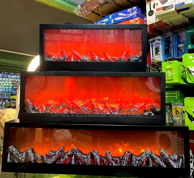 Modern LED Fireplace Lantern - 1