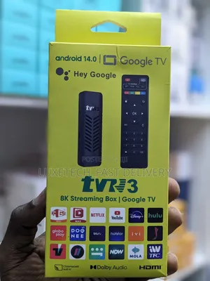 TVR3-S Android TV Stick (8K, 8GB RAM, 128GB Storage)