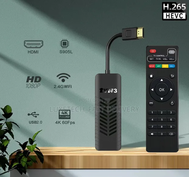 Tvr3 Android TV Stick - Smart TV Converter - 1