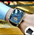 AOKULASIC Automatic Men's Watch - Leather Strap - 2
