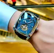AOKULASIC Automatic Men's Watch - Leather Strap - 4