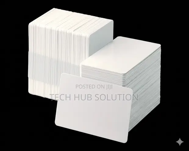 PVC Blank ID Cards - Pack of 250 - 1