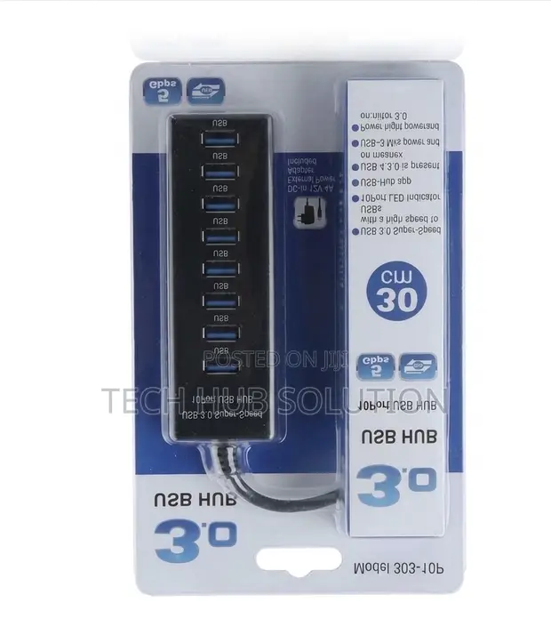 10-Port USB 3.0 Hub - 1