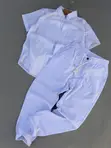Suruali na Shati Ndefu za Laini Nyeupe - 2