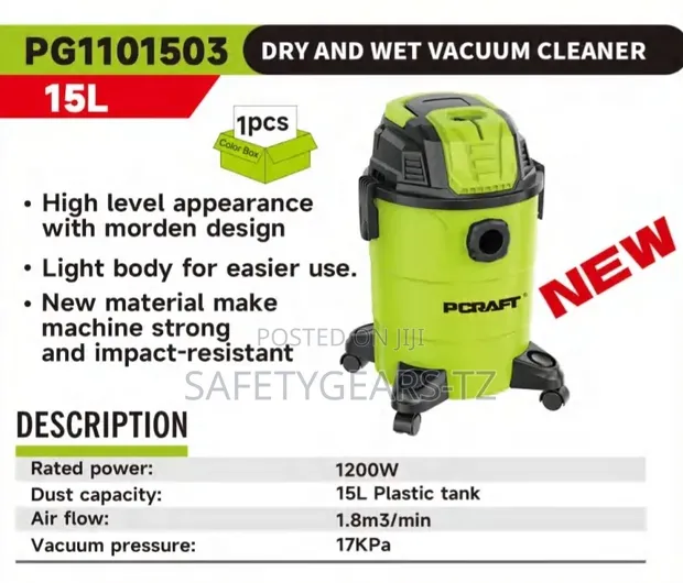 New PG1101503 Wet and Dry Vacuum Cleaner 15L - 1