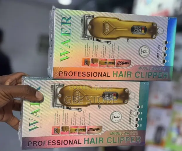 Kemei Professional Hair Clippers - Gold - 1