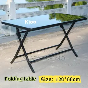Premium Foldable Table 120x60cm - Strong & Space Saving