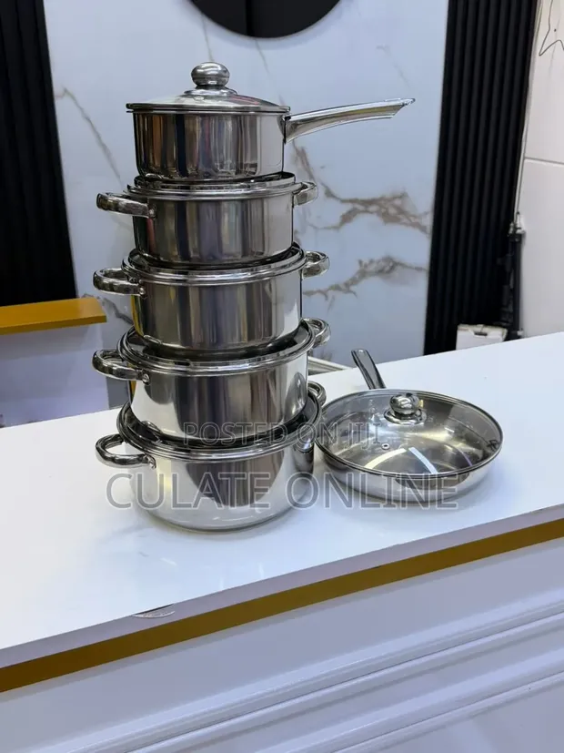 6pcs Seemann Stainless Steel Cookware Set - 1