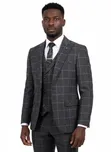 Men's Original New Black Smart Suit - 1
