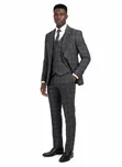 Men's Original New Black Smart Suit - 4