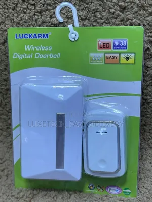 Luckarm Wireless Digital Doorbell - White