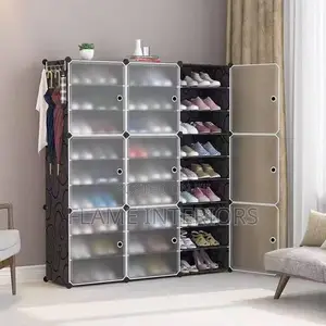 Shoe Storage Rack - Holds 54 Pairs