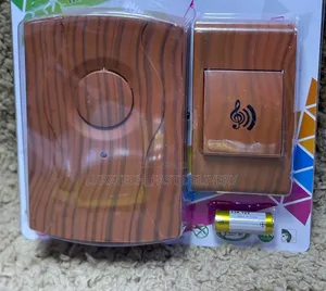 Luckarm Wood-Grain Wireless Doorbell – 20 Melodies, 80m Range