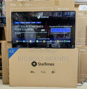 Startimes 43" LED TV with Built-in Decoder