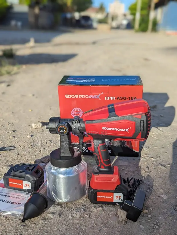 Edon Cordless Paint Sprayer with 2 Batteries - 1