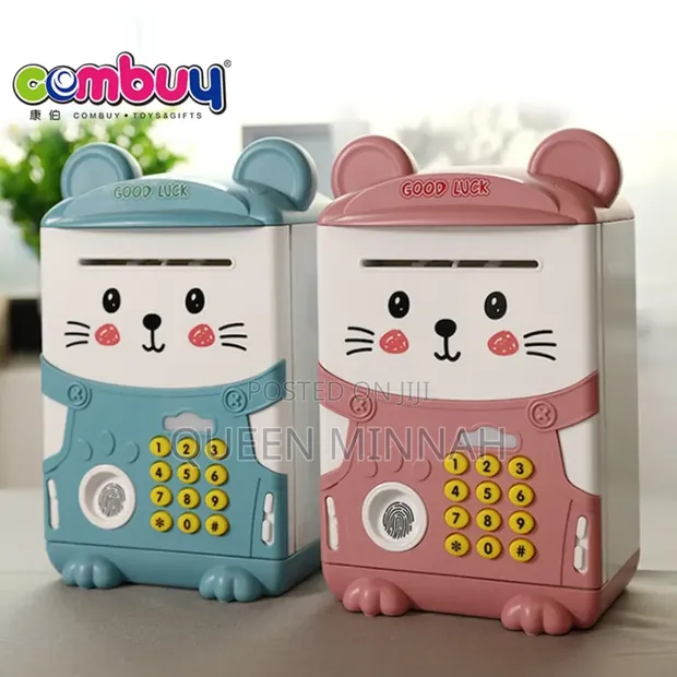 Electronic Fingerprint Code Lock Money Bank - Brand New - 1