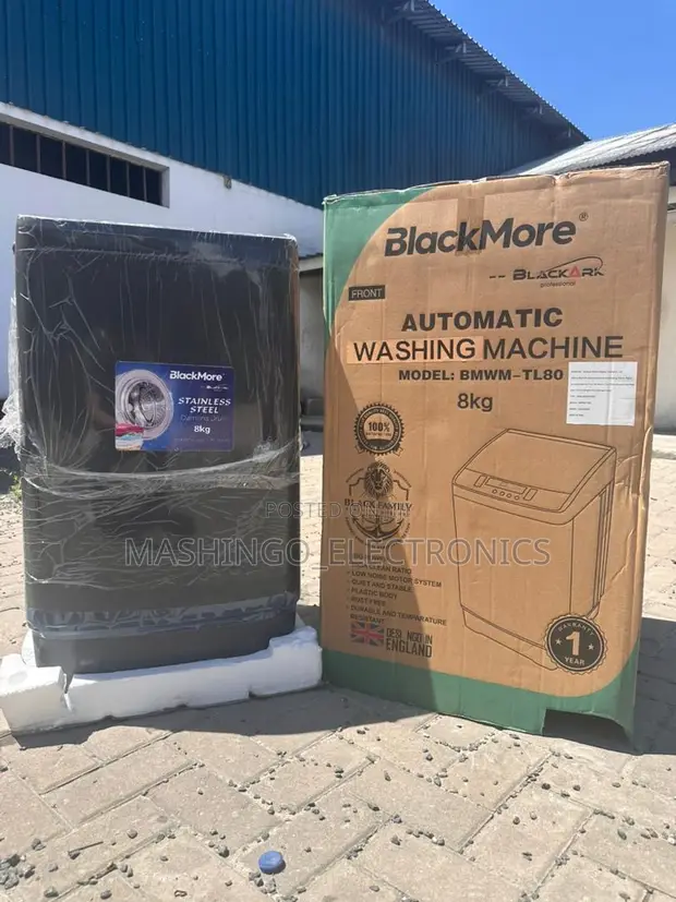 8kg Blackmore Automatic Washing Machine || BMWM-TL80 - 1