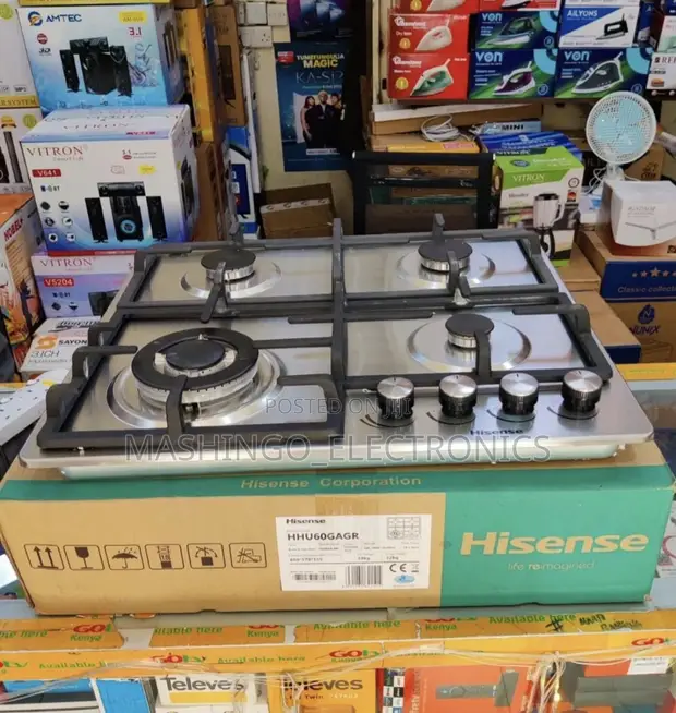 Hisense 60x60 Gas Cooker ya Kujenga HHUG60GAGR - 1