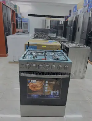Midea Standing Cooker 60x60 3 Gas + 1 Electric Oven