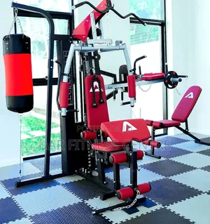 Bodyfit 3-Station Multi Gym with Punching Bag