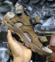 Men's Brown Leather Sandals - 2