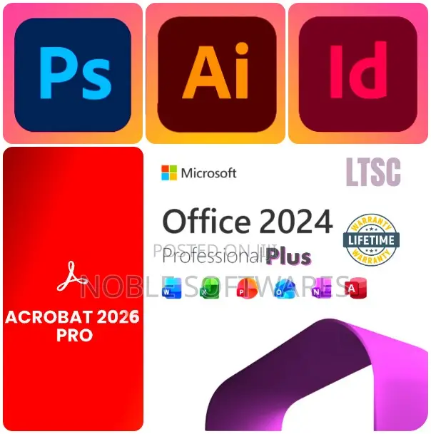 Microsoft Office 2024 & Adobe Design Suite 2026 - 1