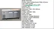 Commercial Static Cooling Counter Chiller - 2 Door - 1