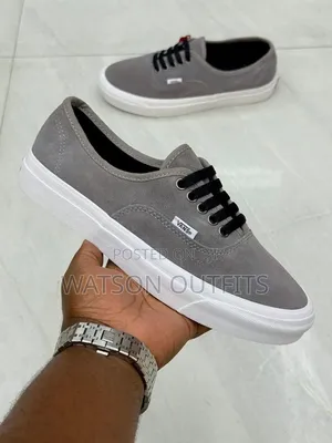 Men's Leather Vans Sneakers