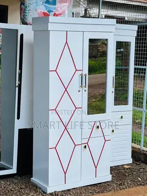 Two-Door White Cabinet