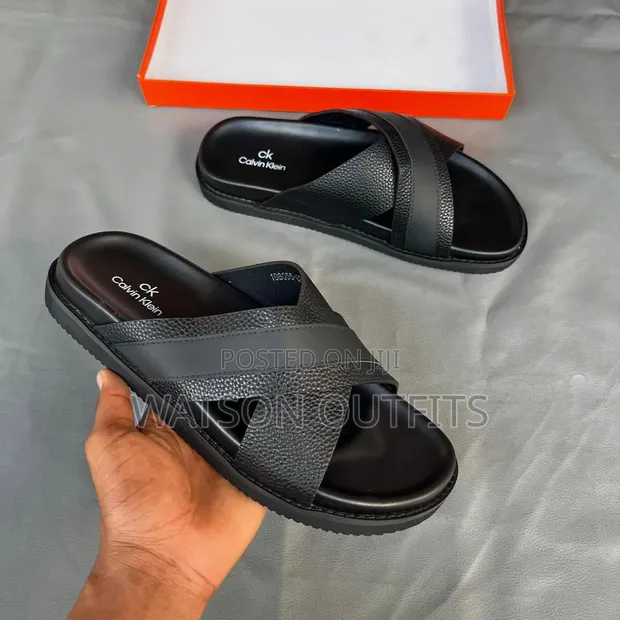 Sandali za Ngozi za Wanaume Calvin Klein - 1