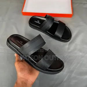 Men's Calvin Klein Leather Sandals