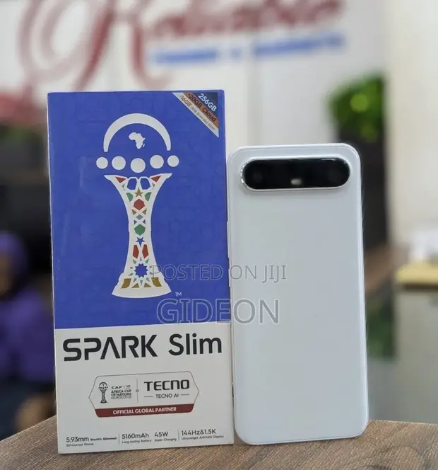New Tecno Spark Slim 256GB White - 1