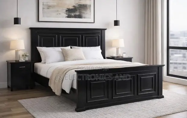 Solid Wood Bed Frame 5/6 - High Quality - 1
