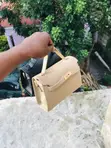 Brand New Women's Vintage Multicolored Leather Handbag - 3