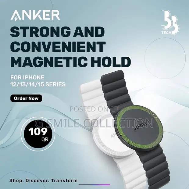 Anker 620 Magnetic Phone Grip Holder - 1
