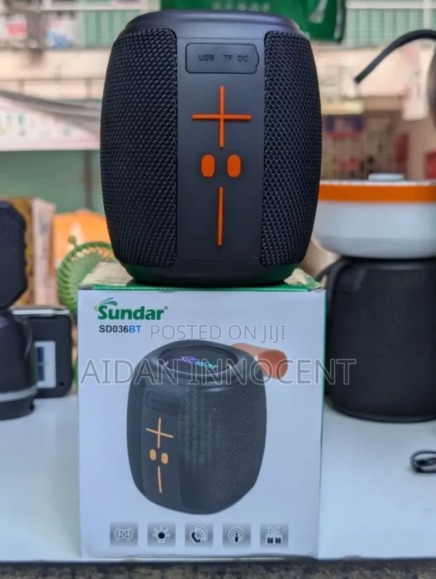 Sundar Mini Portable Bluetooth Speaker - Red - 1
