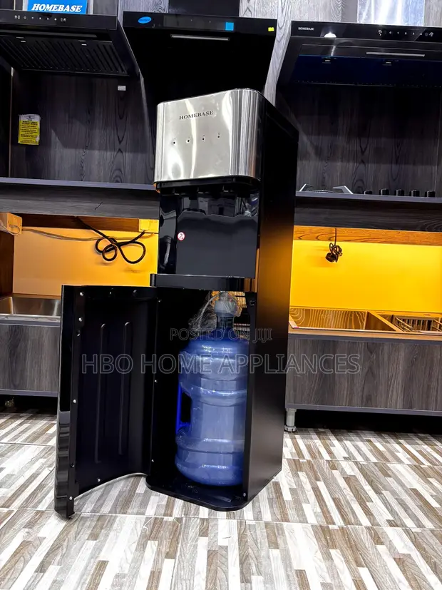 Homebase HB-LC36B Water Dispenser - Black/Stainless Steel - 1