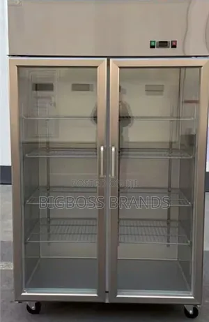 942L Upright Fridge - 2 Glass Doors