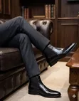 Clarks Quality Leather Moccasins - 4