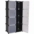 Simple 2-Door Plastic Wardrobe - 1