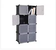 Simple 2-Door Plastic Wardrobe - 3