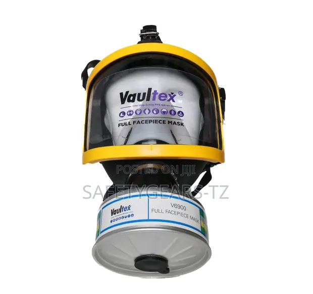 Vaultex Full Face Safety Mask for Dust and Gas Protection - 1