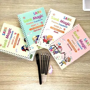 Sank Magic 4-Book Practice Copybook Set (Ages 3+)