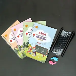 Magic Practice Copybook Preschool 4-Book Set with Pen Grips