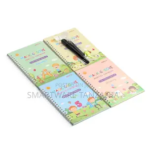 Magic Groove 4-Book Preschool Copybook Set - Alphabet & Drawing