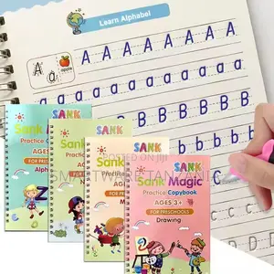 Sank Magic Reusable Groove Copybook - Alphabet Letters Tracing